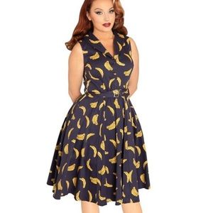 EUC Miss Lulo Jani Banana Dress